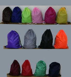 Schule Kordelzugbeutel Jungen Mädchen Kinder Schwimmen Turnbeutel Tanz PE Schuh Sport Rucksack - Bild 1 von 12