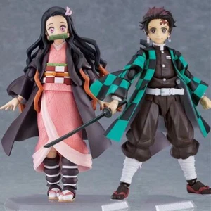Figma Demon Slayer Anime Tanjirou Nezuko Movable Action Figure Toy Pvc 13cm Gift - Picture 1 of 17