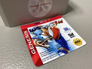 Earthworm Jim (Sega Genesis) Replacement Label - Picture 1 of 1