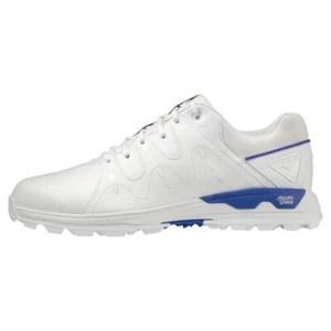 New Mizuno Wave Hazard Pro Golf Shoes - White/Violet Blue - Choose Size - Picture 1 of 5