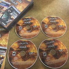 Warhammer 40K DAWN OF WAR PC Game Gold Edition 2004 Relic  4 Discs