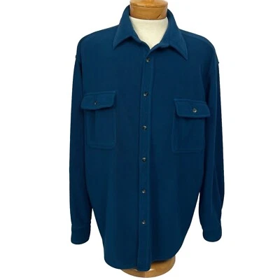 CABELA’S Men’s Casual Button Front Shirt Sz XL Regular Blue Soft Button Pockets - Image 1 of 4