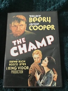 The Champ 1931 Boxing Drama Wallace Beery Jackie Cooper DVD region 1 - Picture 1 of 1