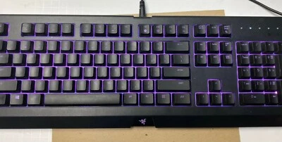 Razer Cynosa Chroma RZ03-0226 Wired Gaming Keyboard Backlit Used Tested - Image 1 of 4