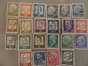 22 stamps Germany- Deutsche Bundes post  5......90 pz - Picture 1 of 7