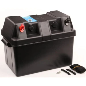 PROJECTA BPE330 12V PORTABLE BATTERY BOX POWER STATION - TAKES N70Z SIZE BATTERY - Picture 1 of 11