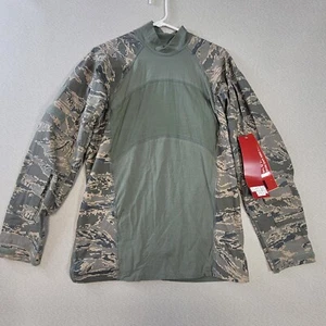 NUEVA MASSIF Talla Mediana No-FR ABU Camisa de Combate Tigre Camuflaje Manga Larga Coderas - Imagen 1 de 10