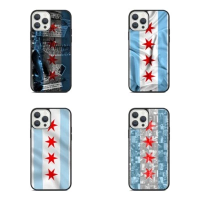 Chicago flag Tough Cover For iPhone 11 12 13 14 15 Pro Max - Image 1 of 4