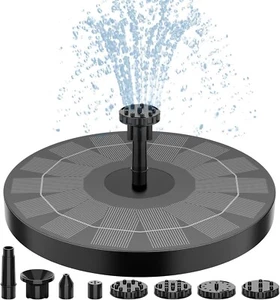 AISITIN Solar Fountain 2.5W Water with Panel - Picture 1 of 9