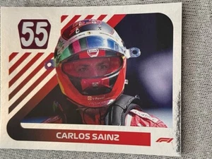 Pegatina Topps Fórmula 1 Fórmula 1 F1 Temporada 2021 122 Carlos Sainz - Imagen 1 de 1