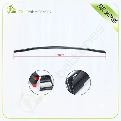 Alerón de fibra de carbono brillante para Cadillac DTS 2006-2011 maletero techo trasero labio Foto 1 de 4