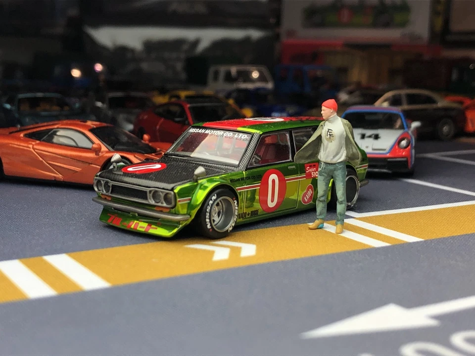Kaido House 1:64 KHMG 164 Datsun Kaido 510 Wagon OG Figura Blanca Modelo Diecast Foto 1 de 4