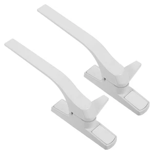  2 Stück Fenstergriff rechts Flügel: versetzt sicher verriegelnd Hebel Ziehgriff - Bild 1 von 17