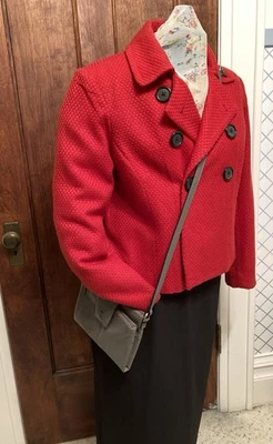 Bolsa tiracolo de couro LELLINGTON cinza alça ajustável forro de lona nova com etiquetas - Imagem 1 de 4