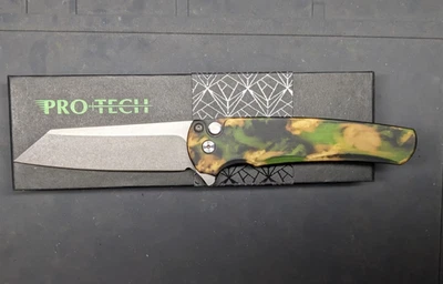 Hoja de lavado a piedra reversible Protech Malibu REC exclusiva Woodland Camo 20CV Foto 1 de 3