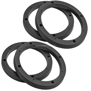6,5" ABS Kunststoff Lautsprecher Distanzringe Subwoofer Sonderanfertigung Adapter 2 Paar - Bild 1 von 10