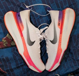Nike ZoomX Invincible Run FK 3 White/Orange/Pink HF5025-100 Womens Sz 9.5 NWOB - Picture 1 of 10