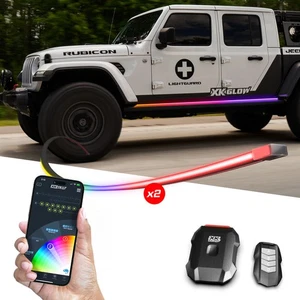 XKmax Atomix Body Panel LED Light Strip for Jeep (Running Board Kit) - Picture 1 of 5