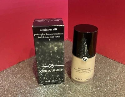 GIORGIO ARMANI LUMINOUS SILK FOUNDATION  # 3 NIB - Image 1 of 4