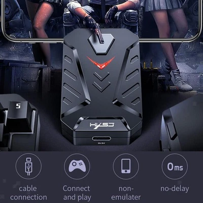 Wired Mobile Gaming Keyboard Mouse Converter No Lagging for Android System  Hand - Image 1 of 4