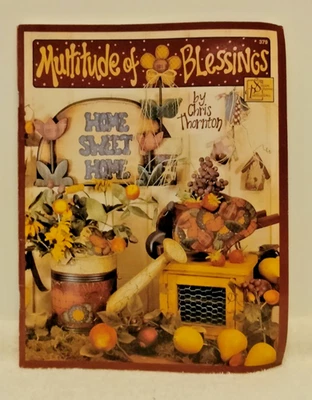Vtg Susan Scheewe Pub. Decorative Paint Book - 'Multitude of Blessings' - 379 - Image 1 of 2
