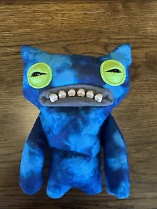 Peluche Fuggler Labratory Misfits Edition 2018 occhi larghi mostro strano blu 9" - Foto 1 di 3