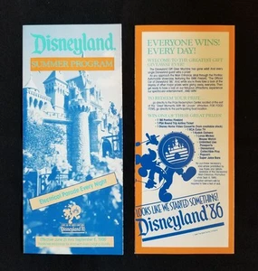 Disney Ephemera Disneyland Summer Program 1986 Shows & Entertainment Guide - Picture 1 of 3