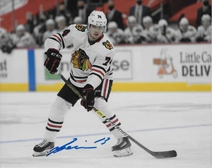 Autographed Chicago Blackhawks Nicolas Beaudin 8x10 Photo #7 Original - Picture 1 of 2