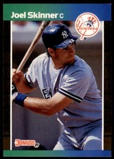 1989 Donruss Joel Skinner Baseball Cards #427