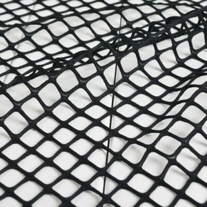 Sexy Fish Net Mesh Effect Cool Stretchy Craft Fabric Large Holes Black White New - Picture 1 of 8