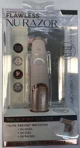 Nu Razor Finishing Touch Flawless 18K Gold Plated Built In Light Rechargeable - Picture 1 of 4