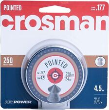 Crosman 0.177 Caliber Pointed Pellets - 250 Count (‎P177-CM)