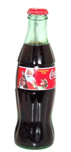 Botella Coca-Cola 1999 Navidad Papá Noel vintage vacaciones - Imagen 1 de 1