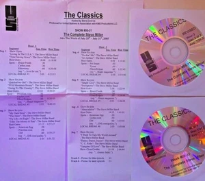 RADIO SHOW 7/25/05 STEVE MILLER CLASSICS w/18 GREAT TUNES, INTERVIEWS, FEATURES - Picture 1 of 1