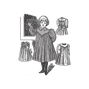 Past Patterns 9317 - Edwardian Childs Apron Sewing Pattern for 10 Year Old - Picture 1 of 3