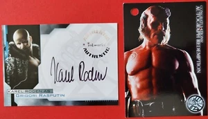 Hellboy Movie Cards A3 Karel Roden as Grigori Rasputin Autographed - 2004 - Picture 1 of 2