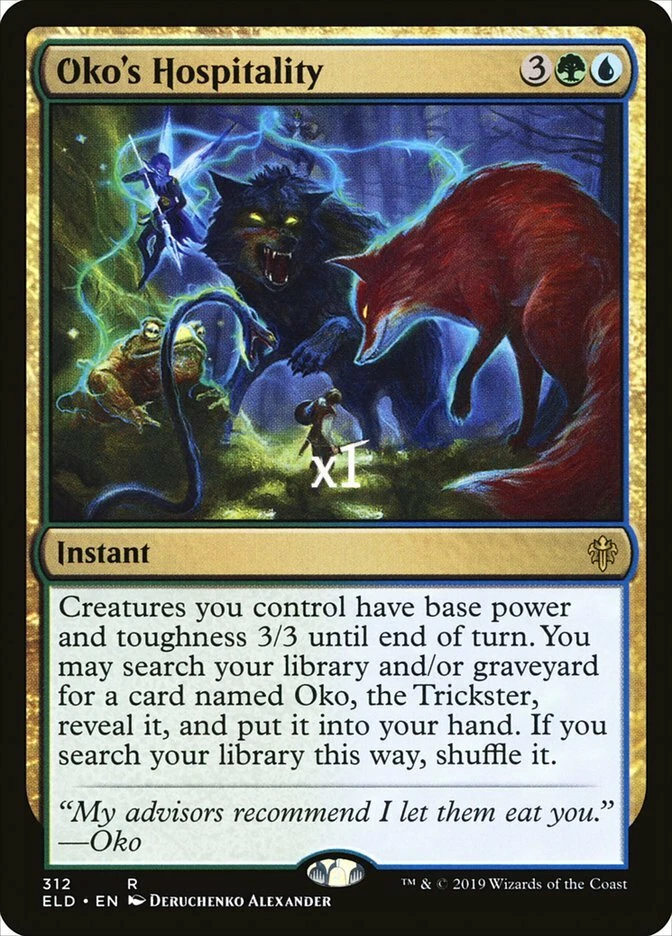 MTG Throne of Eldraine ELD Oko's Hospitality MINT - Image 1 of 1