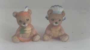 Homoco Bears lot of 2 indian feather headdress (B-11) - Picture 1 of 2