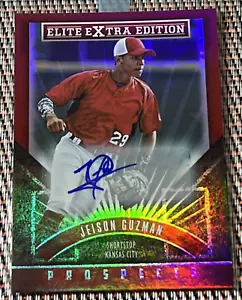 2015 Panini Elite Extra Edition Prospects Auto Jeison Guzman #130 Auto - Picture 1 of 2