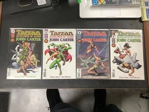 Tarzan WarLords of Mars John Carter Comic Books 1-4 - preowned see photos - Picture 1 of 18