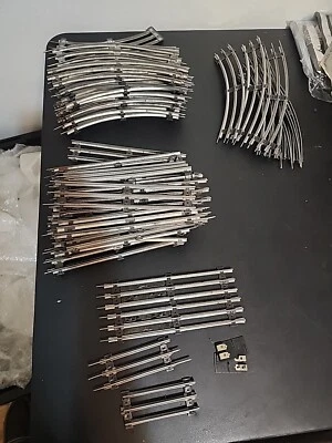 Lot Of 56 Pcs Lionel 027 Gauge and Marx Scale Track 27 Straight 25 curves 4 Misc - Image 1 of 4