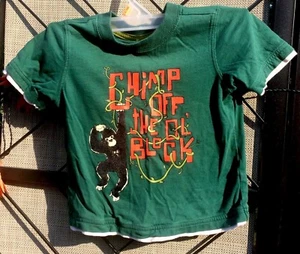 Camiseta Old Navy Niños Chimpancé Off The Old Block Bebé Infante 18-24M - Imagen 1 de 5