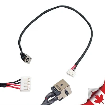 Cable enchufable conector de alimentación AC DC para serie TOSHIBA SATELLITE S50-A S50D-A Foto 1 de 2