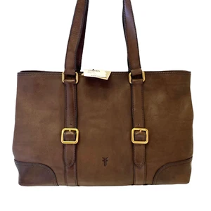 Frye CLAUDE TOTE Shopper Business Schultertasche LEDER SCHOKOBRAUN NEU DB270 - Bild 1 von 10