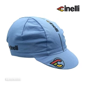 Cinelli Cycling Cap : SUPERCORSA LASER BLUE - Picture 1 of 4