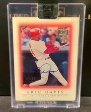 2017 Topps Archives Eric Davis Signature Series Retired Auto /50 Reds Cardinals