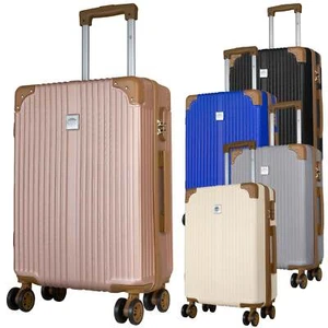 Handgepäck Reisekoffer 40 Liter klein leicht Hartschale Trolley 4 Rollen 5Farben - Bild 1 von 27