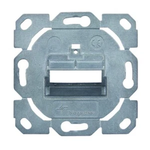 UP Netzwerk Dose 2 fach für RJ45 Keystone Modul designfähig zu UAE Zentralplatte - Bild 1 von 3