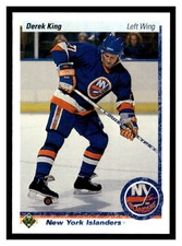 1990 Upper Deck #407 Derek King - New York Islanders