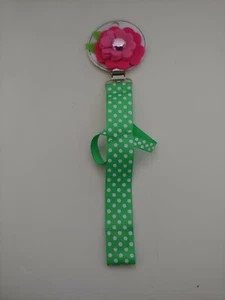 Mud Pie Pacy Clip Pink Flower - Bild 1 von 1